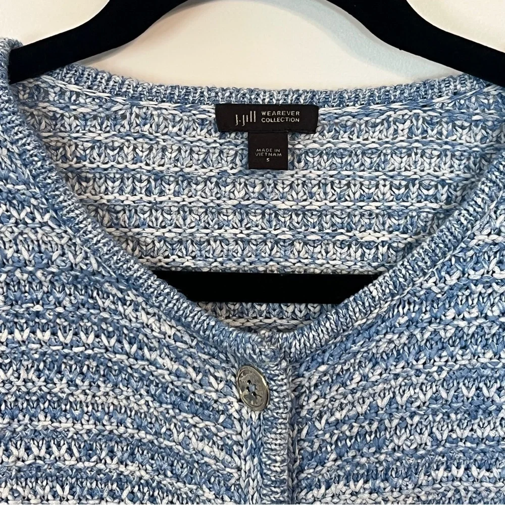 J.Jill Wearever Spray-Dyed Sweater-Jacket - Picture 3 of 9